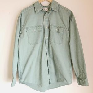 100% Cotton L.L. Bean Oversized Button Down Shirt